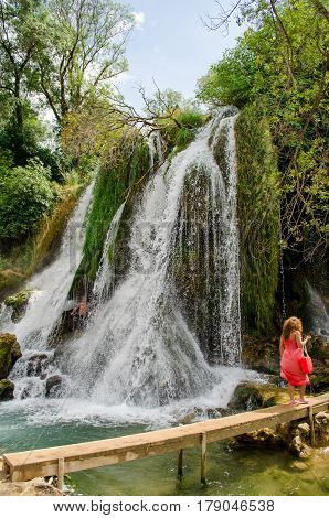 Kravice waterfalls on the Trebizat river in Bosnia and Herzegovina