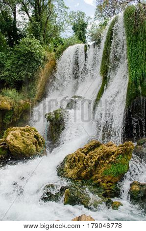 Kravice waterfalls on the Trebizat river in Bosnia and Herzegovina