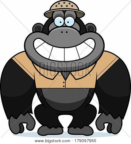 Cartoon Gorilla Safari