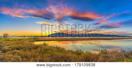 Sunrise in Lefkas island Greece