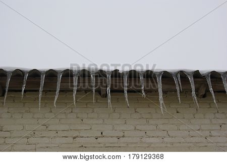 Icicles On The Roof