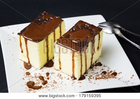 Egg Custard Cremeschnitte Dessert