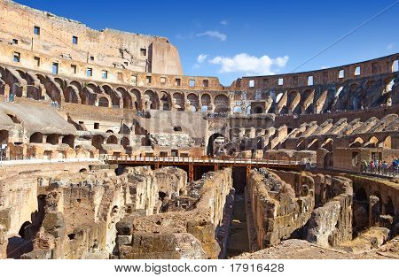 Italien. Rom. Den gamle Collosseo