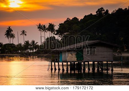 Tropical Sunset On Koh Chang