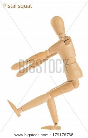 Pistal Squat Exercise Pose