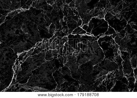Black marble patterned texture background, Detailed real genuine marble from nature, Can be used for creating a marble surface effect to your designs or images.