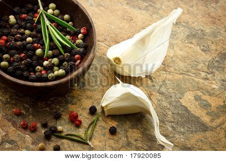 Peppercorn and Garlic