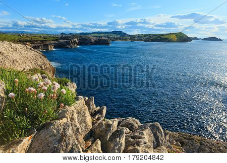 Cantabria Coastline Landscape.