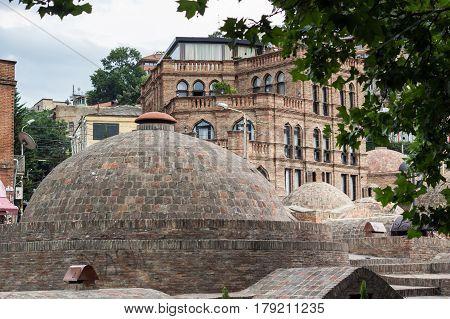 World Famous Sulfur Baths In Tbilisi, Georgia