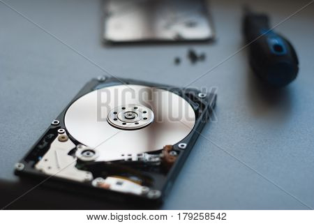 Took Apart The Hard Drive From The Computer, Hdd Drive,