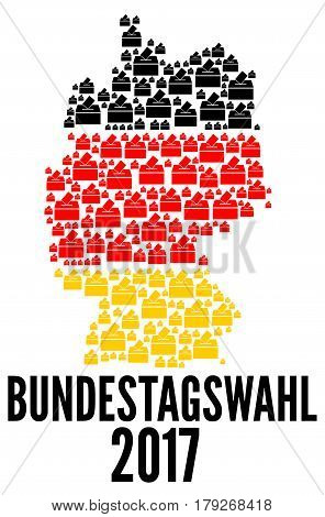 German federal election 2017 with German text