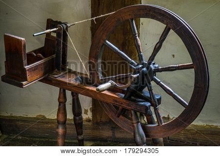 The Old And Ancient Distaff In A Room