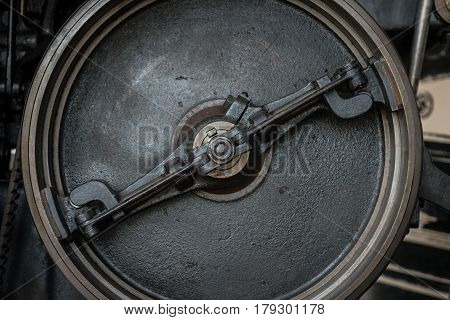 The Mechanism Of A Old And Vinage Machine