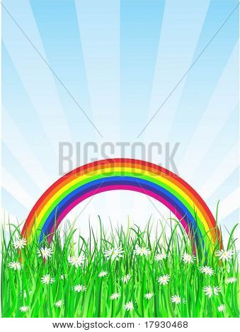 Rainbow bakgrund