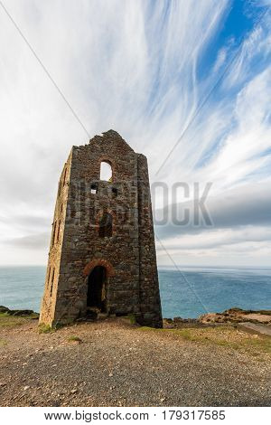 Wheal Coates Tin Mine Beam Engine House
