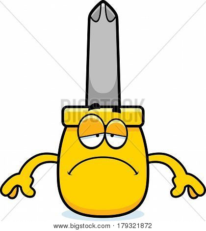 Sad Cartoon Screwdriver