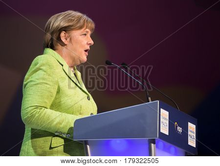 Chancellor Of  Federal Republic Of Germany Angela Merkel