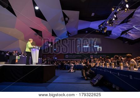 Chancellor Of  Federal Republic Of Germany Angela Merkel