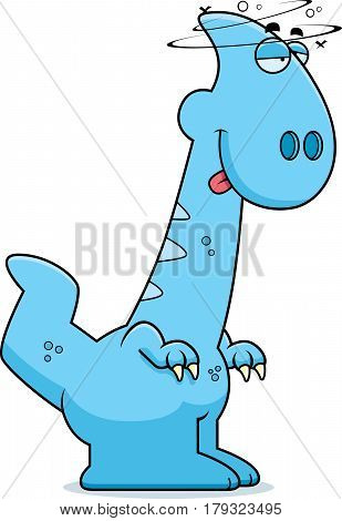 Drunk Cartoon Parasaurolophus