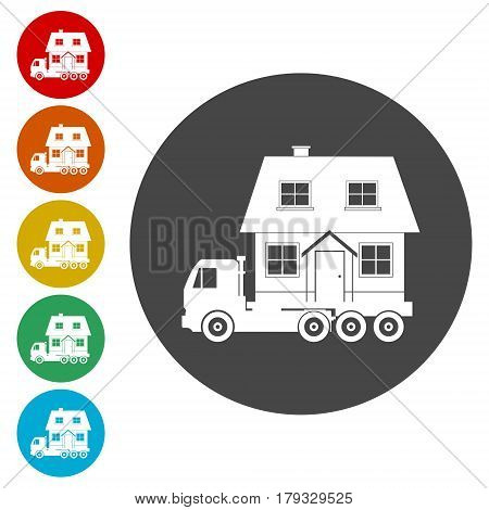 Shipping service, delivery service, simple vector illustration