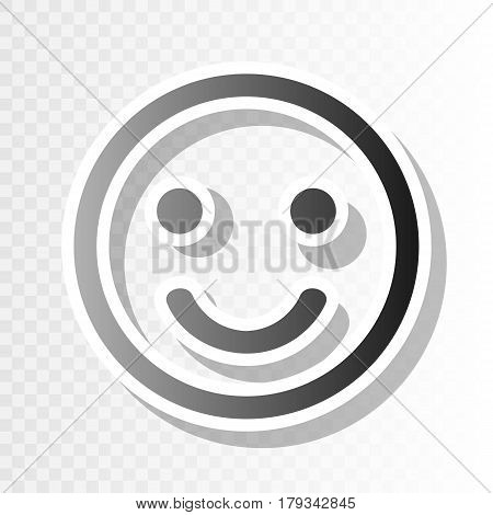 Fishing Hook sign illustration. Vector. New year blackish icon on transparent background with transition.