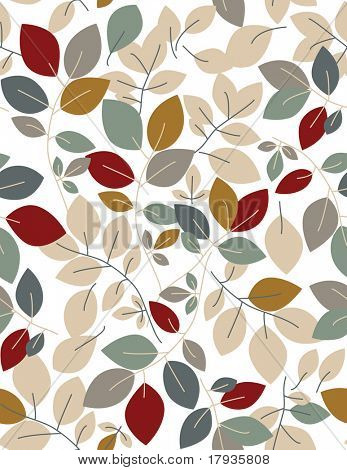 Vector seamless Pattern Blätter angezeigt.