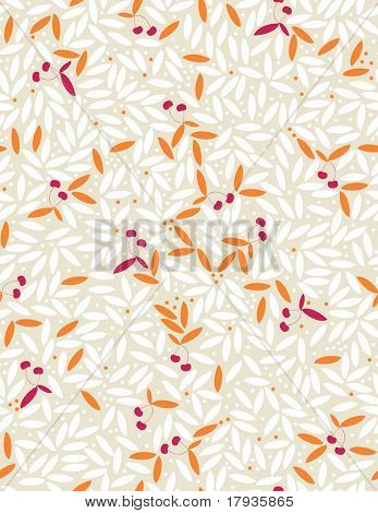 Vector seamless Pattern Blätter angezeigt.