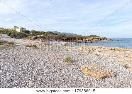 The Mediterranean Coast A Sunny Day In Alcocebre
