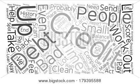 Be Wary Of Phony Credit Scams text background word cloud concept