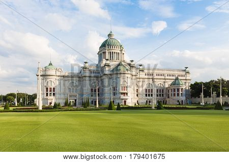 The Ananta Samakhom Throne HallThe (White house of Thailand) King of Thailand palace landmark in Bangkok