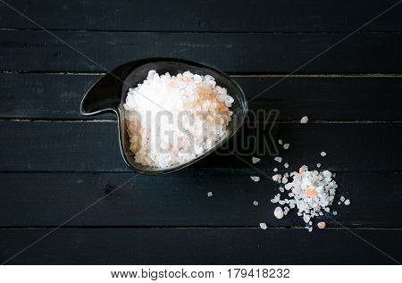 Natural Himalayan rock salt. Pure and unprocessed