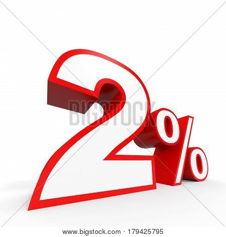 Two Percent Off. Discount 2 %.