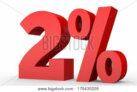 Two Percent Off. Discount 2 %.