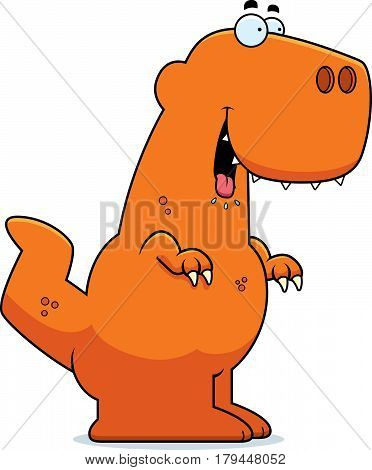 Hungry Cartoon Tyrannosaurus Rex