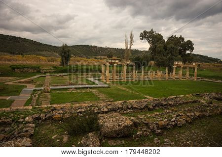 Greek Ruins In Vravrona, Greece