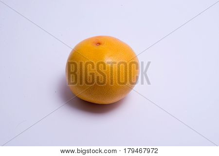 Whole Grapefruit Isolated On White