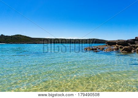 Tropical Lagoon With Pristine Water