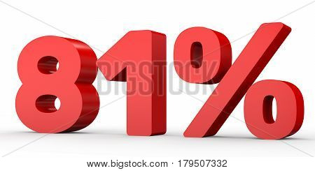 Eighty One Percent Off. Discount 81 %.