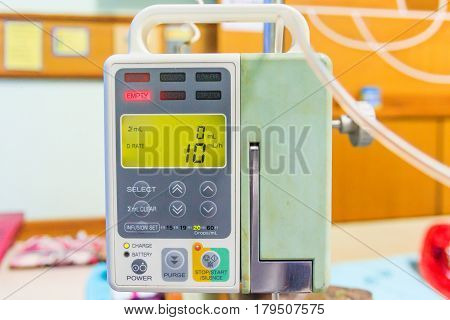 Infusion pump in the hospital, Instrument and equipment
