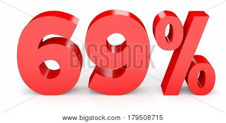 Sixty Nine Percent Off. Discount 69 %.