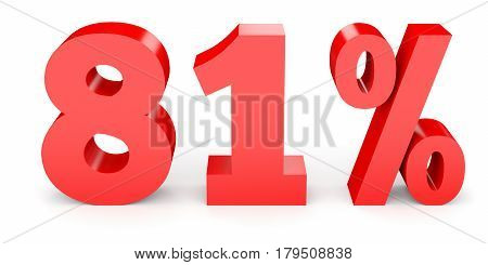 Eighty One Percent Off. Discount 81 %.