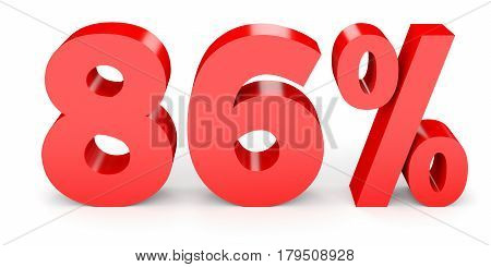 Eighty Six Percent Off. Discount 86 %.