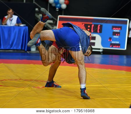 Orenburg, Russia - 29 October 2016: Boys Competitions Sambo