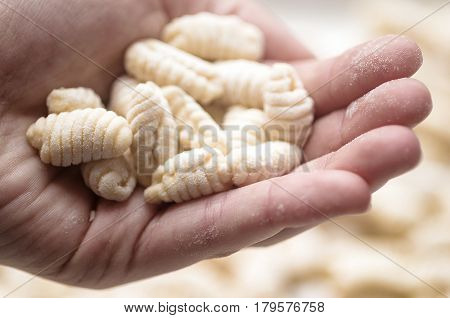Homemade Italian Traditional Gnocchi made with natural ingredients