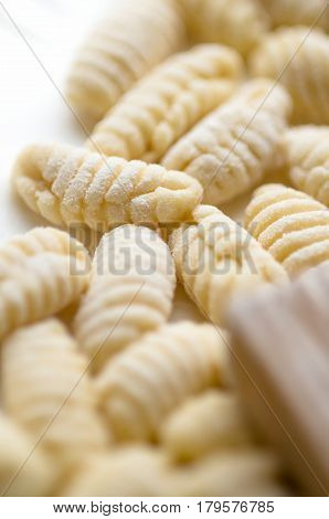 Homemade Italian Traditional Gnocchi made with natural ingredients
