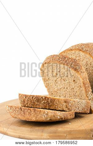 Healthy Chrono Bread Isolated Over White Background