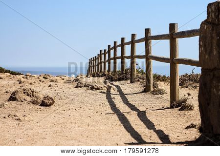 A cape Capo da Roca which forms the westernmost extent of mainland Portugal