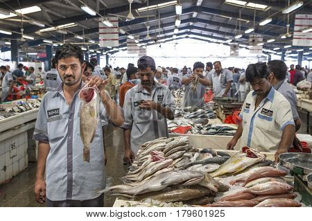 Old Dubai Fishmarket In Deira