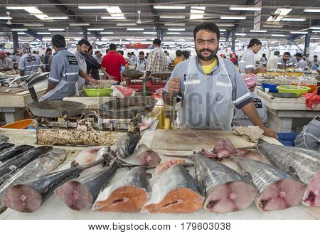 Old Dubai Fishmarket In Deira