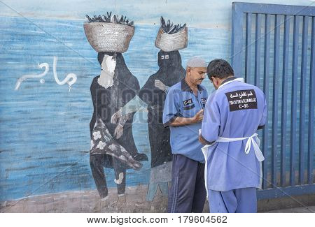 Old Dubai Fishmarket In Deira